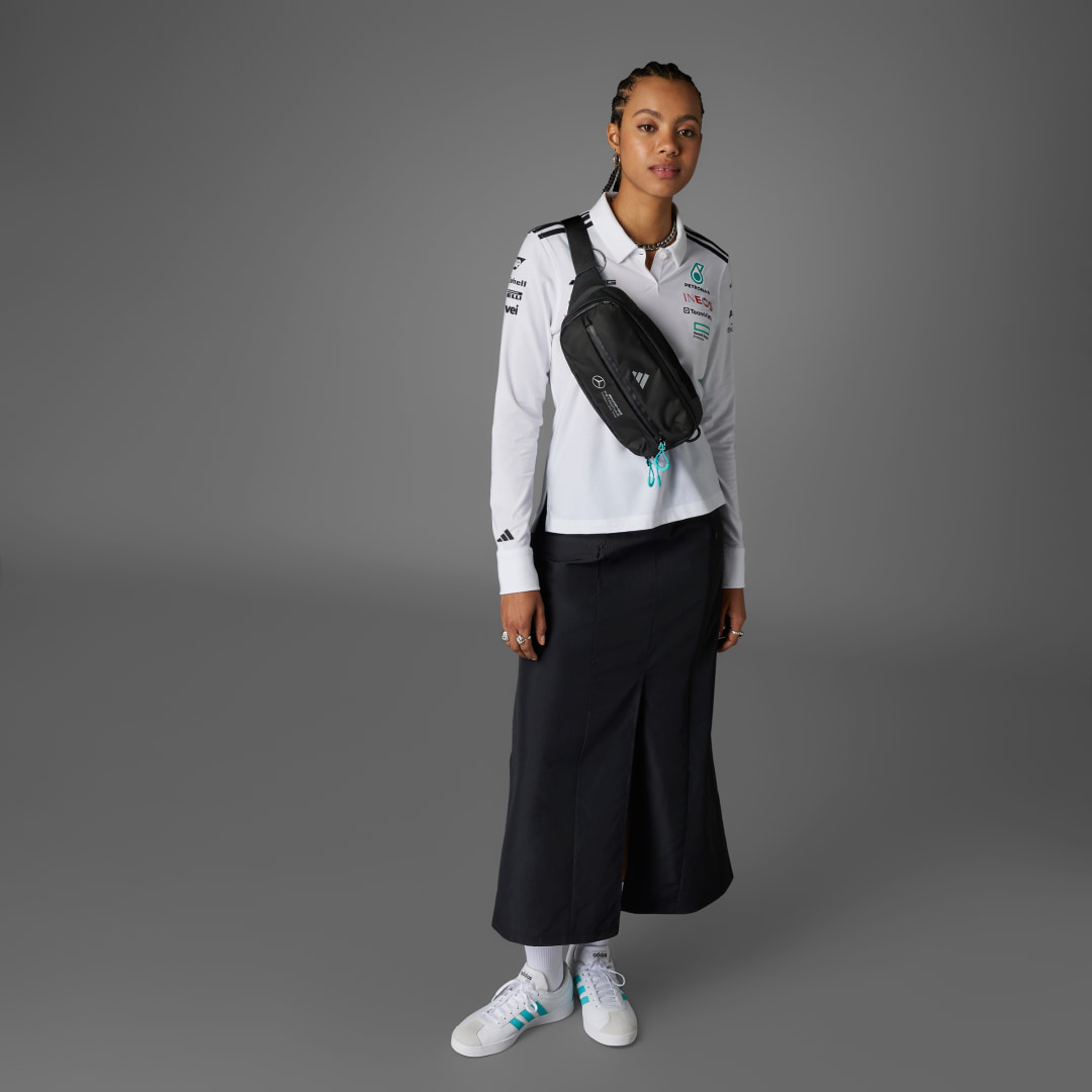 Adidas MERCEDES AMG PETRONAS FORMULA ONE TEAM POLO MET LANGE MOUWEN