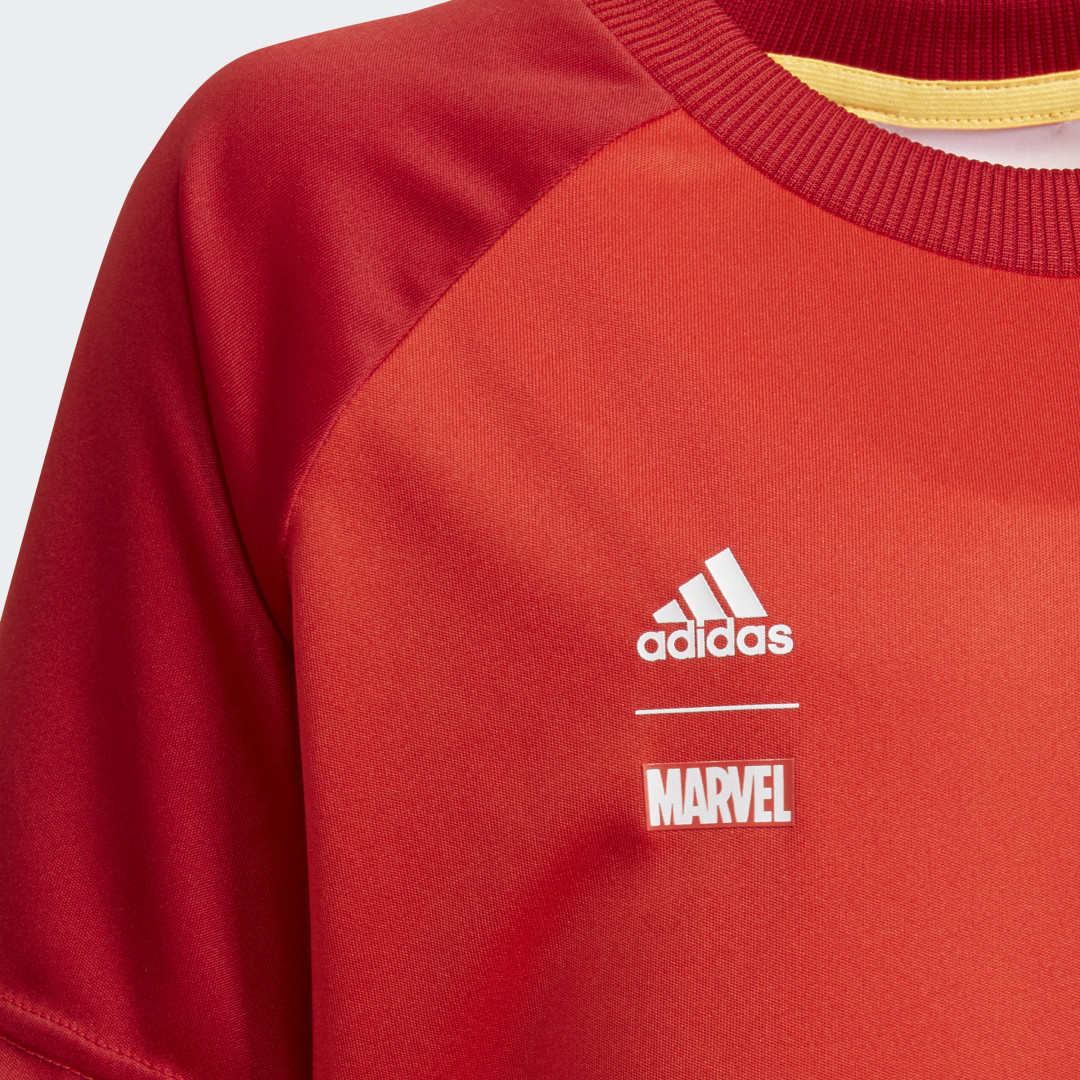 фото Комплект: футболка и шорты marvel iron man adidas performance