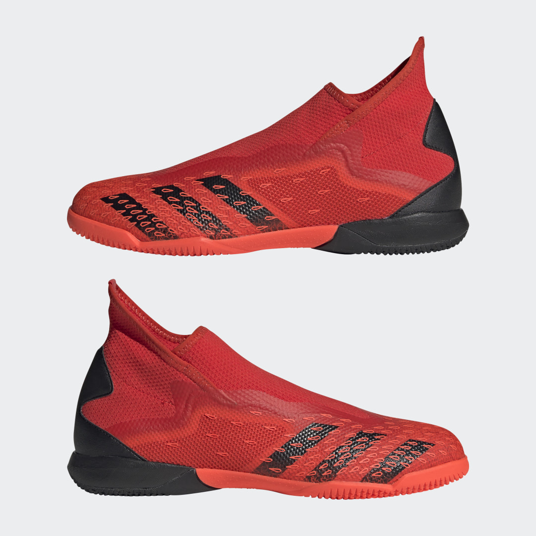 фото Футбольные бутсы (футзалки) predator freak.3 laceless in adidas performance