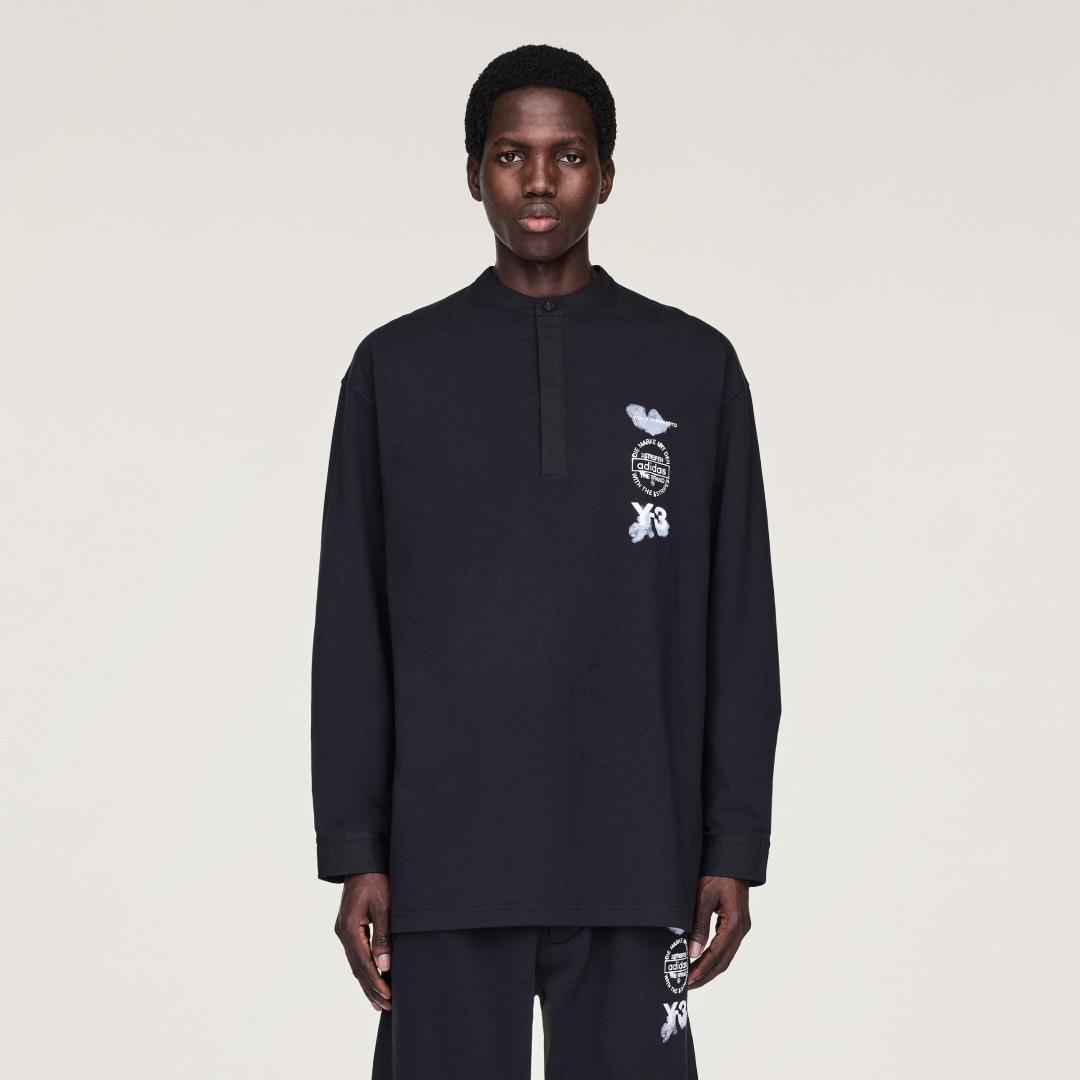 Adidas Y-3 Long Sleeve Poloshirt