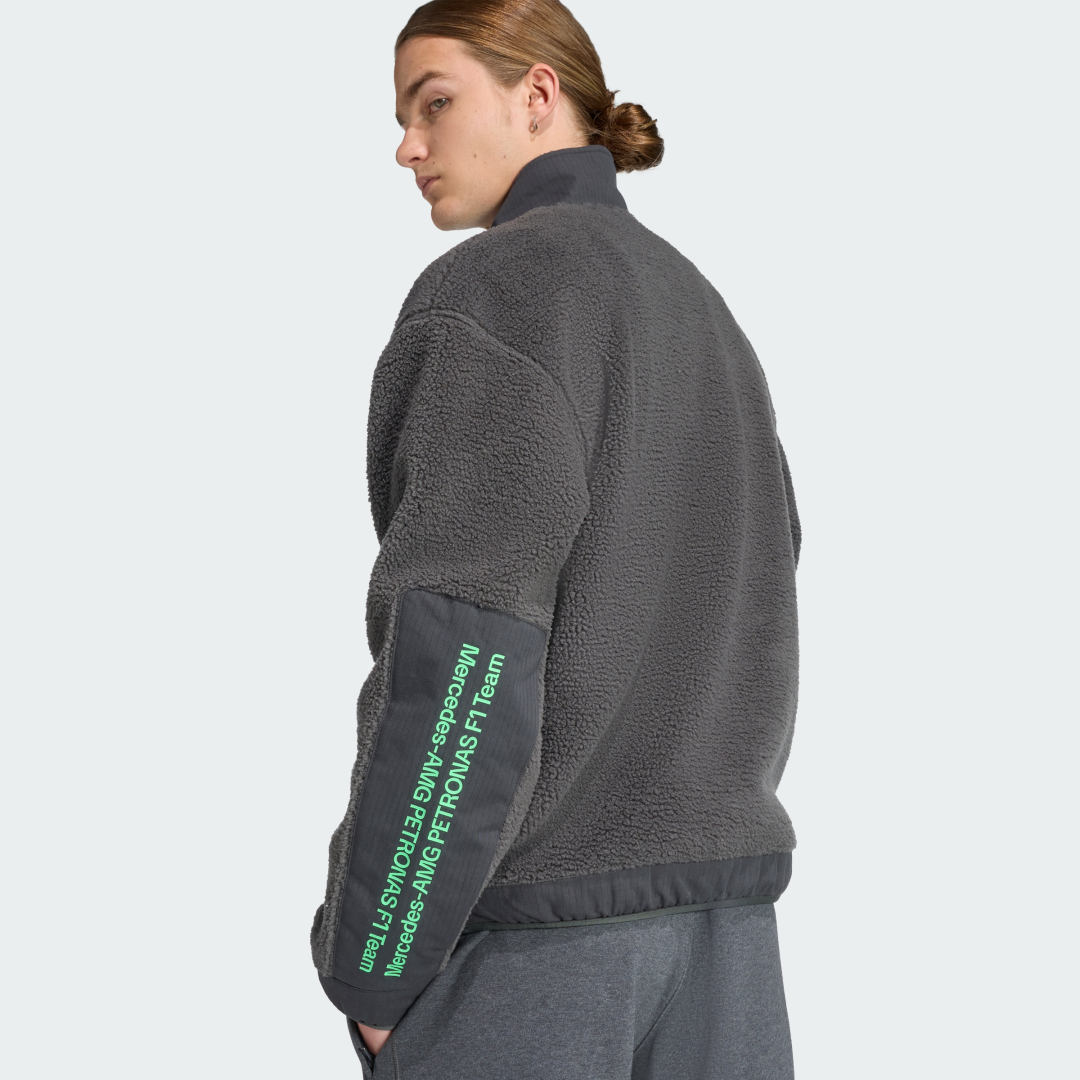 Adidas Mercedes AMG Petronas Formula One Team Premium Sweat Half-Zip Fleece