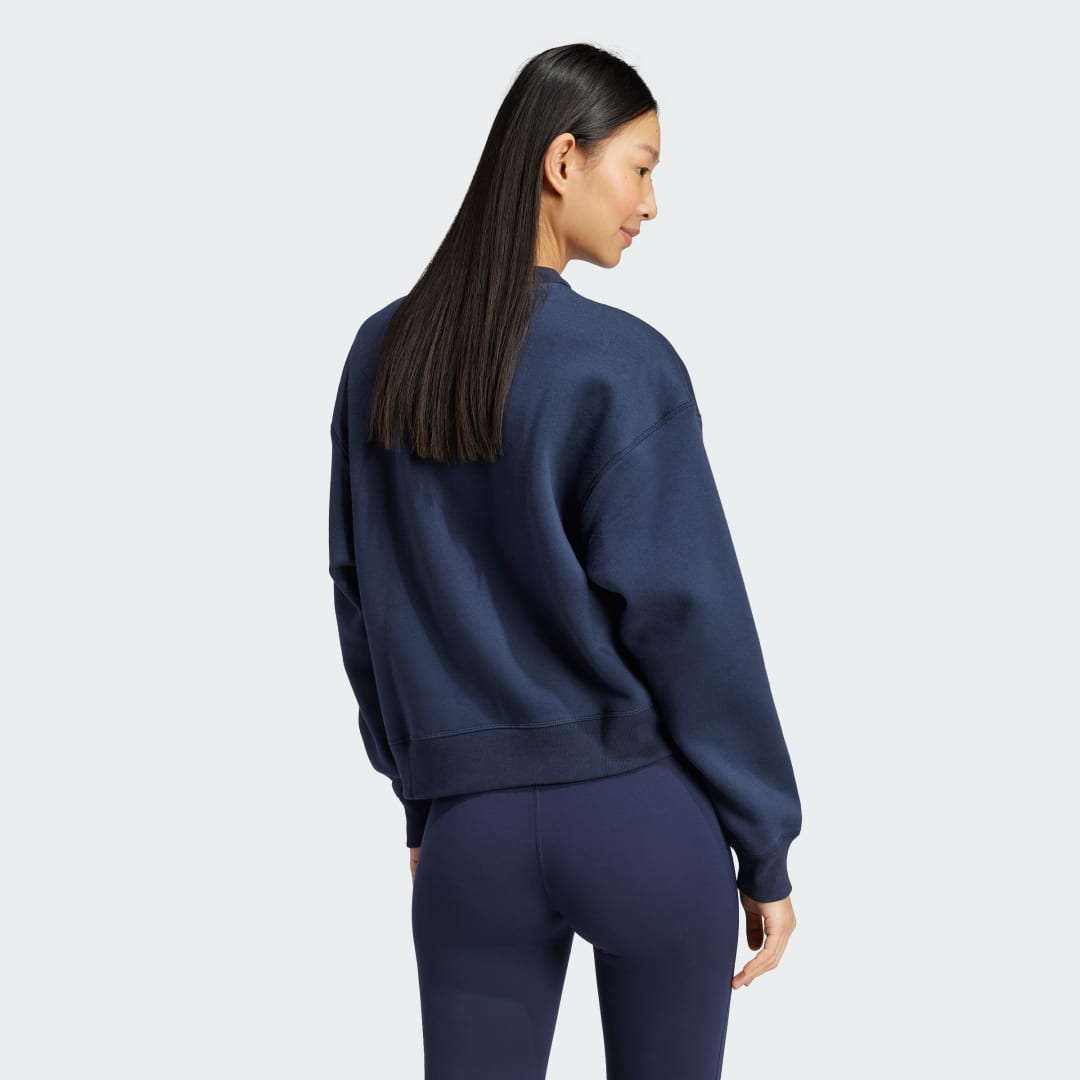 Sweat-shirt ample molleton imprimé graphique signature