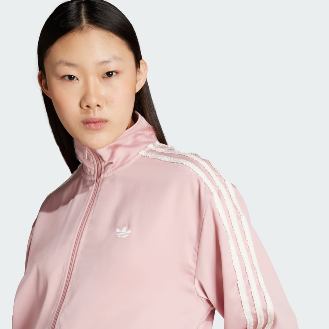 Adidas Originals Satin Firebird Trainingsjack Ruches 3-Stripes