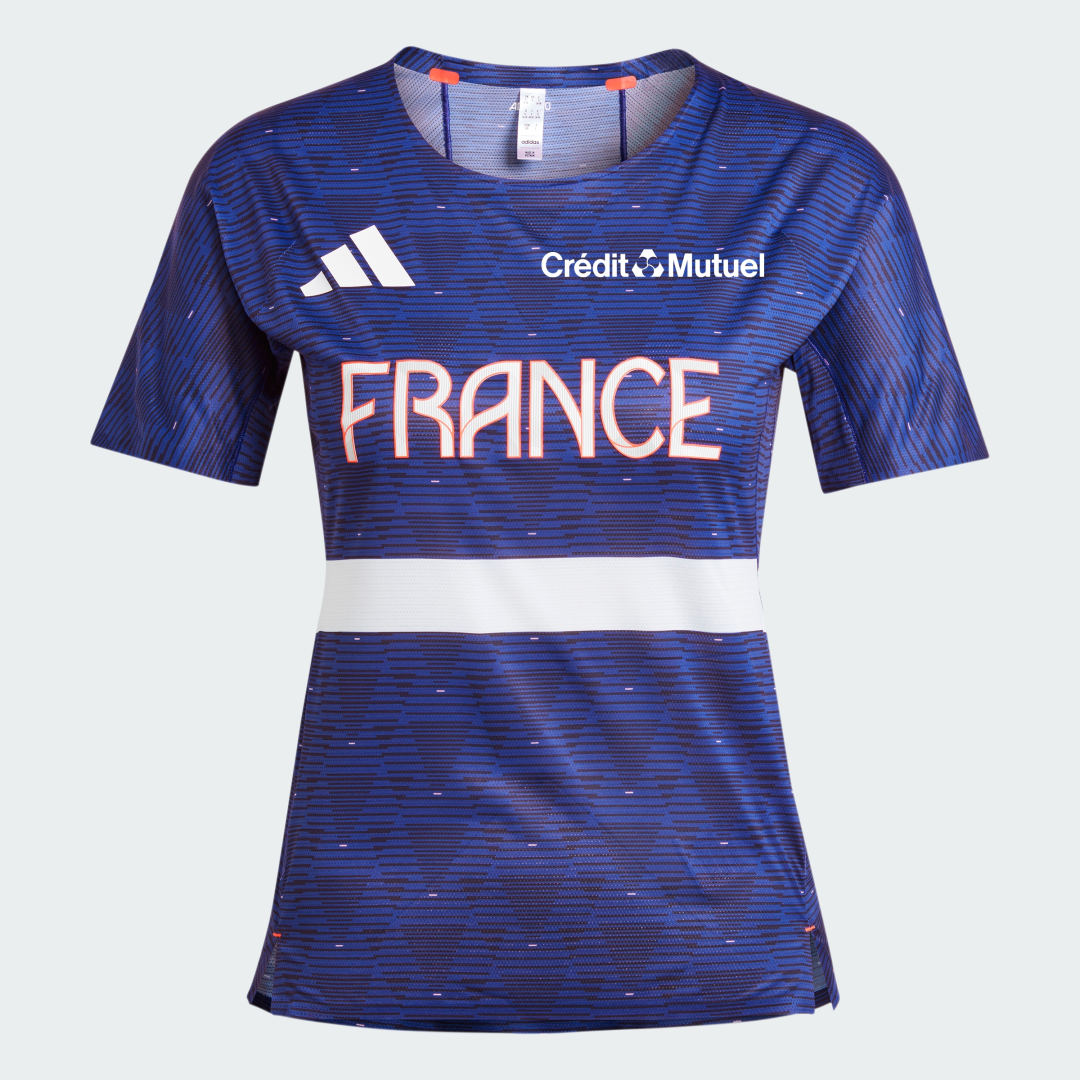 Adidas Team France Athletisme T-shirt Dames