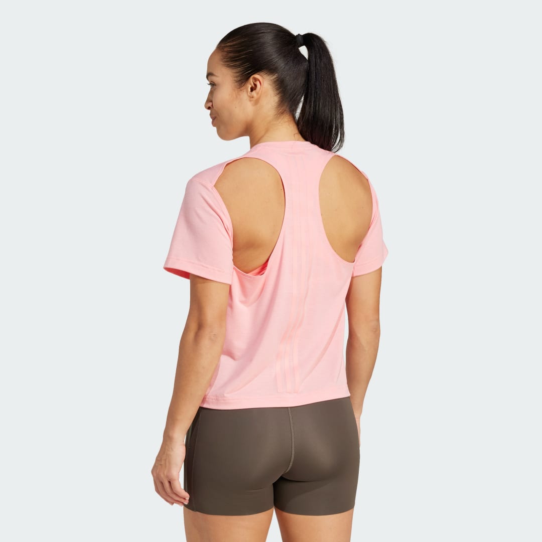 Thumbnail - Power Back-Cutout 3-Streifen T-Shirt