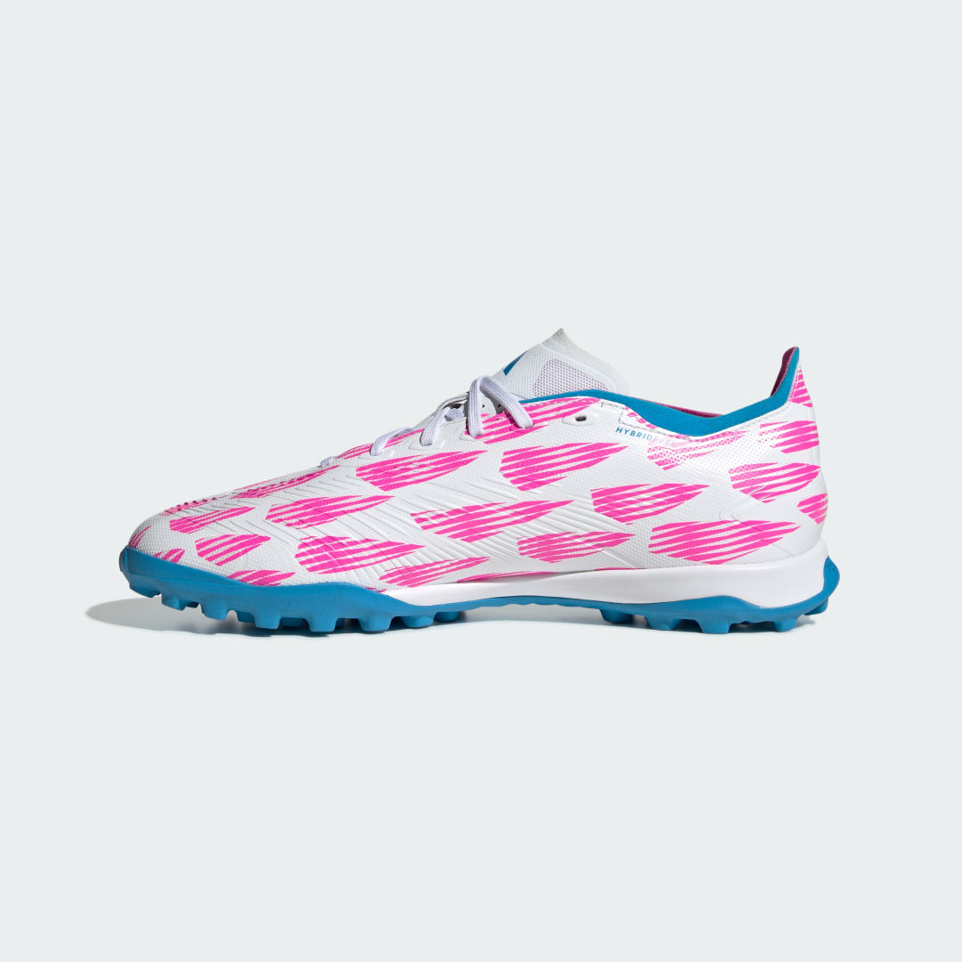

adidas Guayos Predator League Pasto Sintético Unisex, Blanco