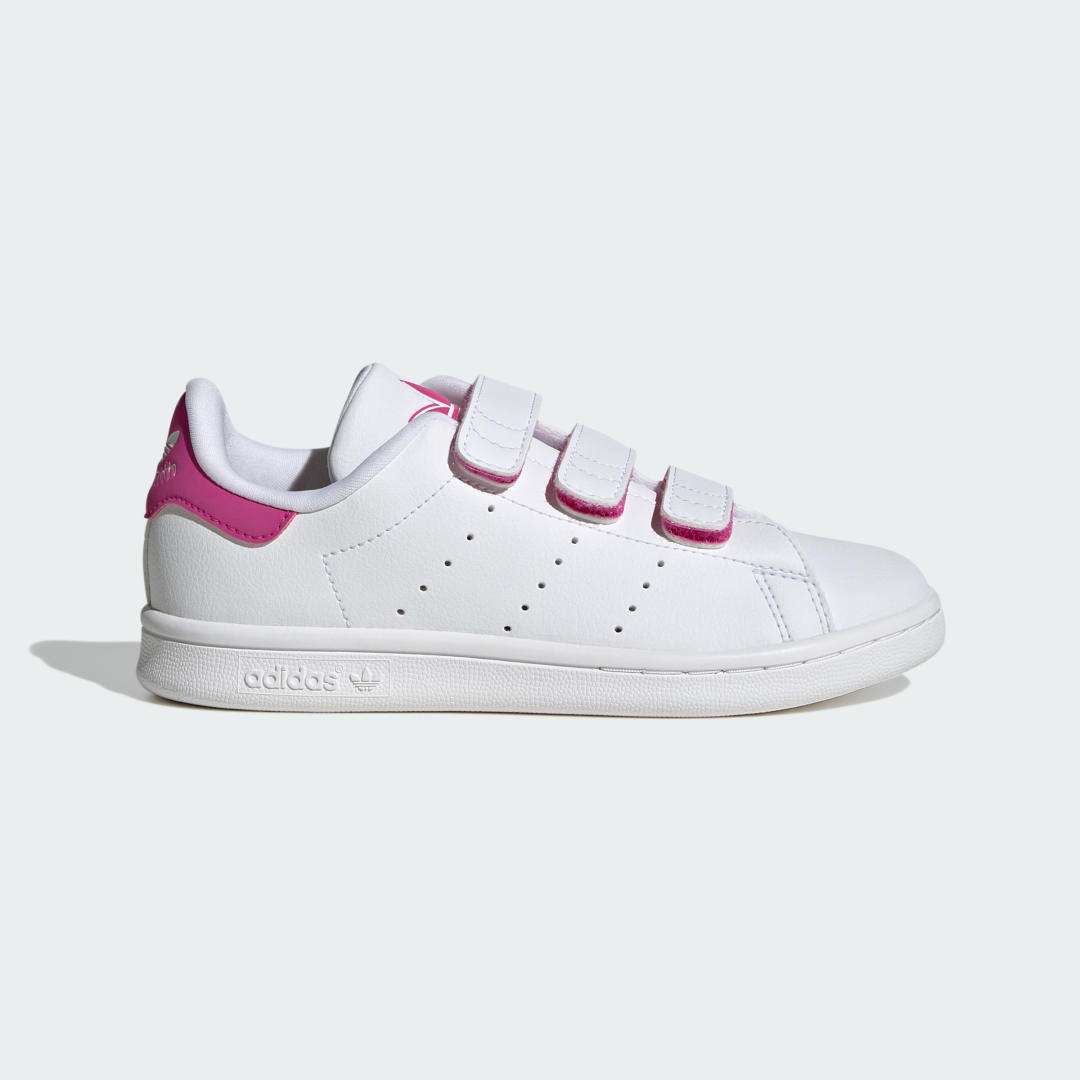 Adidas Stan Smith sneaker Cloud White / Cloud White / Semi Lucid Fuchsia