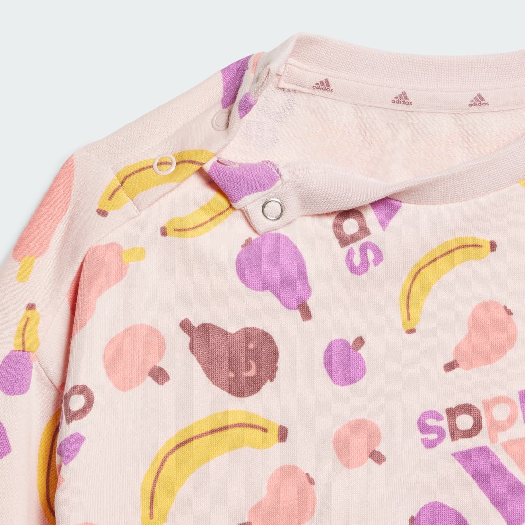 Adidas Essentials Allover Print Joggingpak Kids