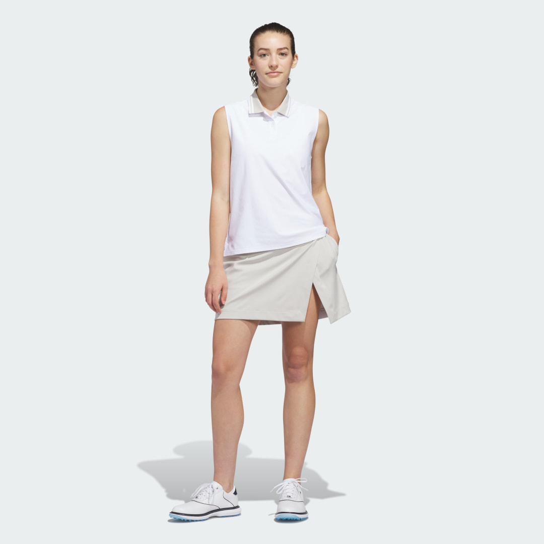 Thumbnail - Beyond The Course Twistknit Sleeveless Poloshirt