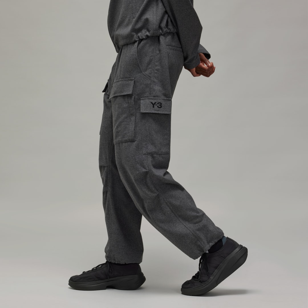 Adidas Y-3 Wool Flanel Cargobroek