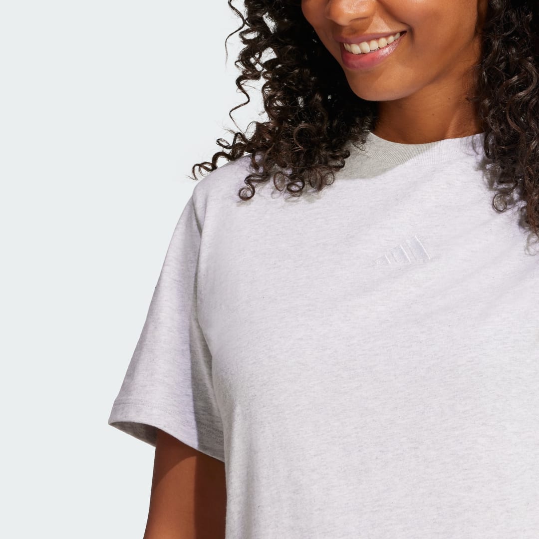 Adidas Essentials 3-Stripes Katoenen T-shirt