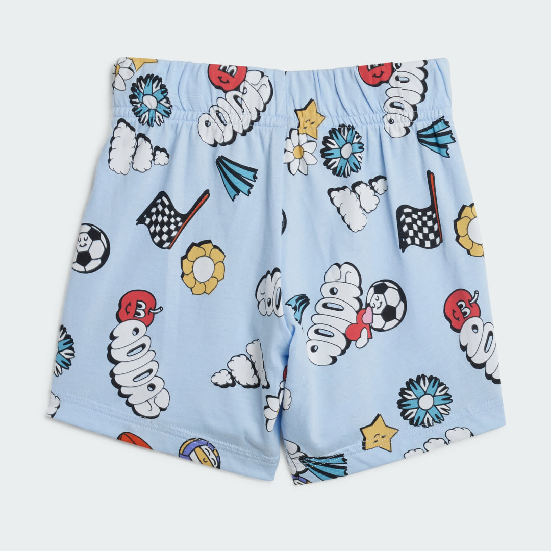 Adidas Seasonal Essentials Fun Allover Print Setje Kids