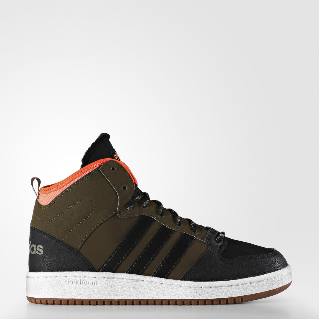 Кроссовки Cloudfoam Hoops Winter Mid adidas Performance