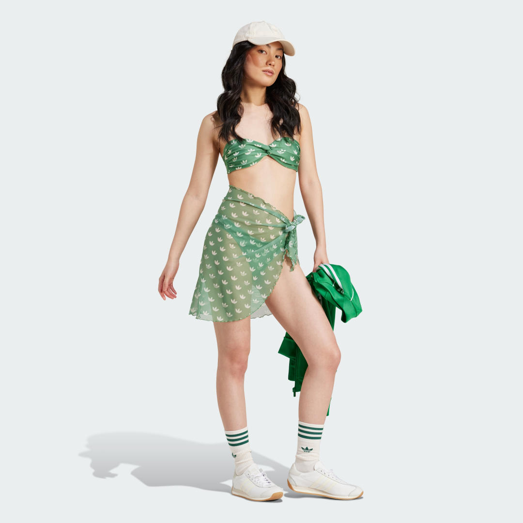 Bas de bikini motif monogramme