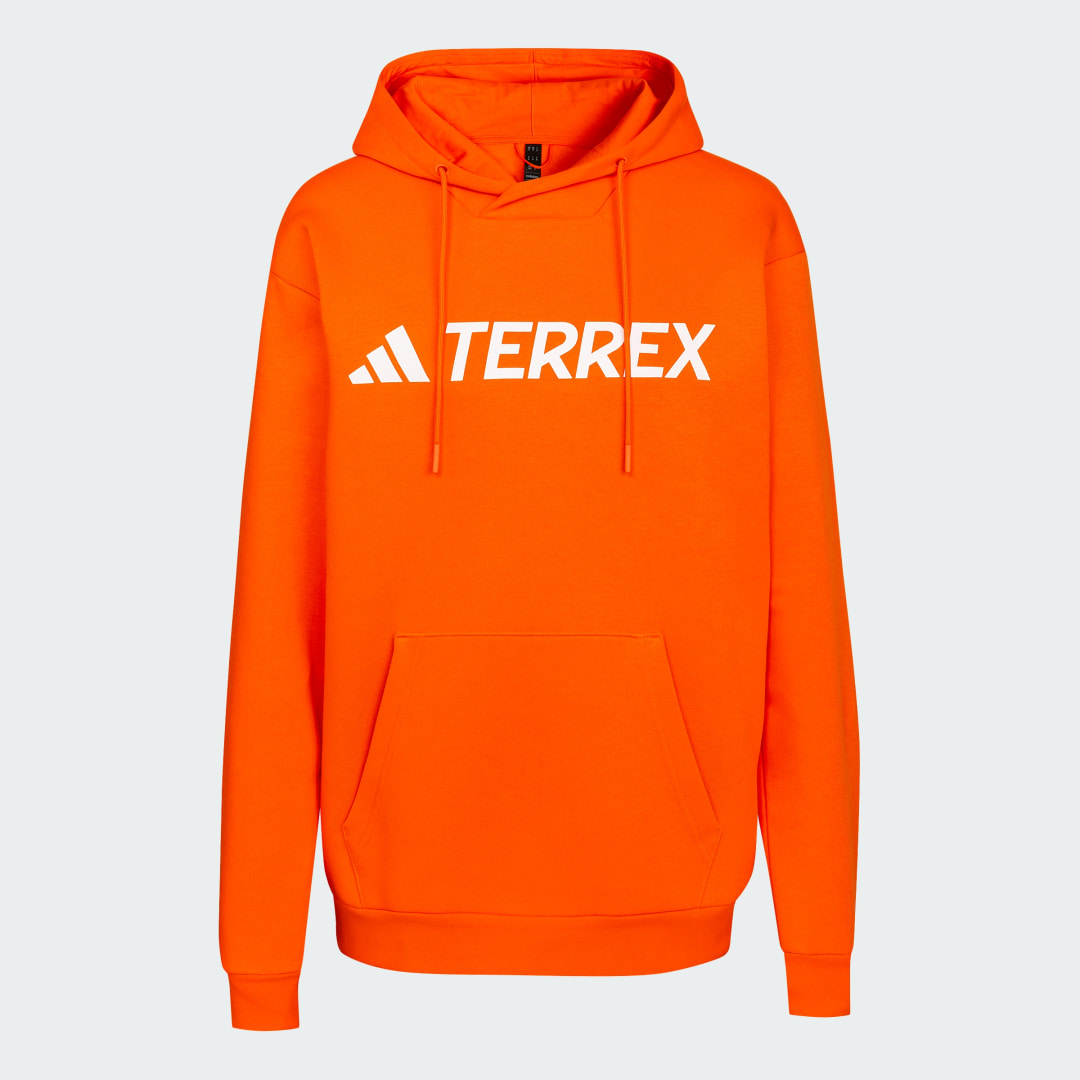 

adidas Buzo con Capucha Terrex Multi Logo Grande Hombre, Naranja