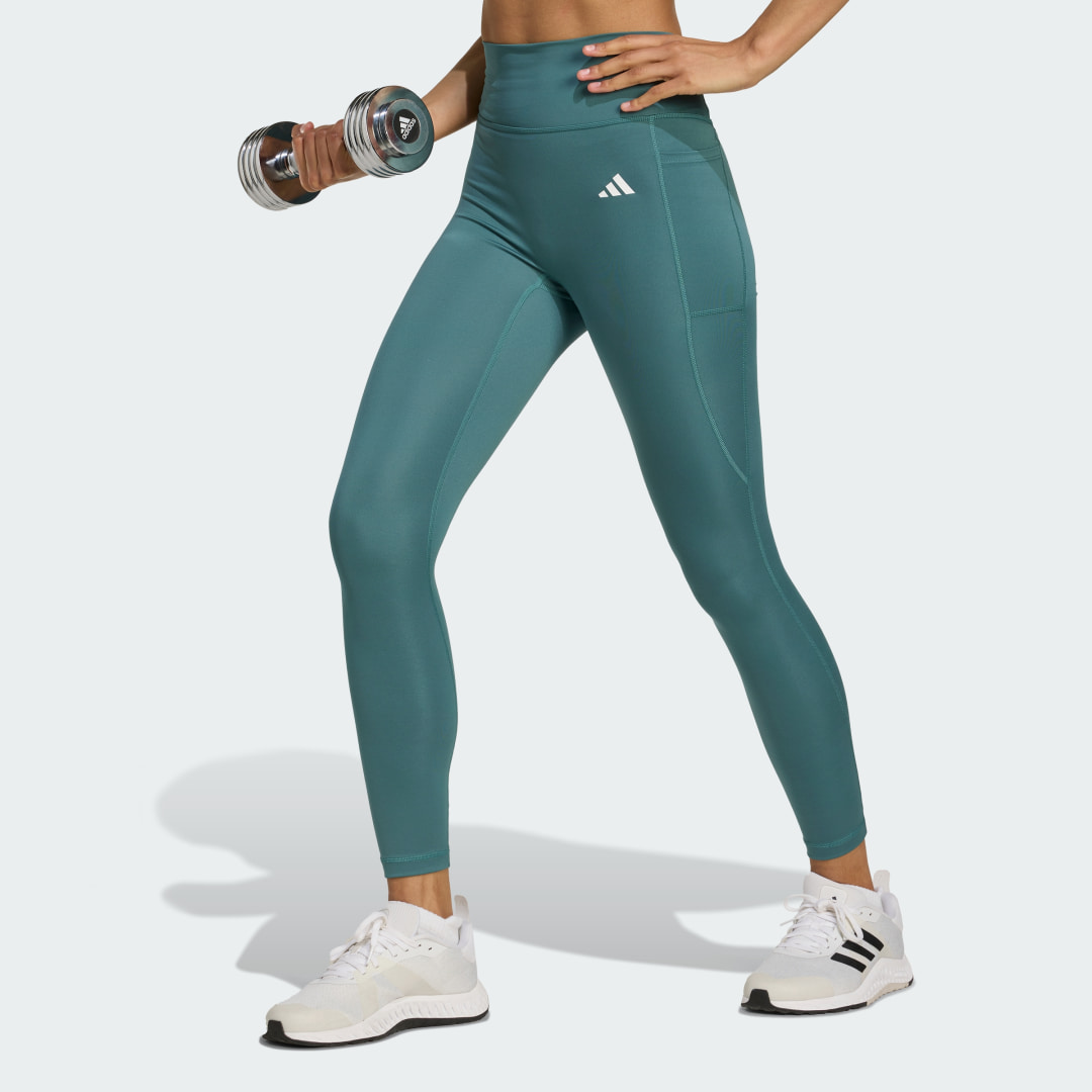 Adidas Optime Essentials No Front Rise Seam 7 8 Legging