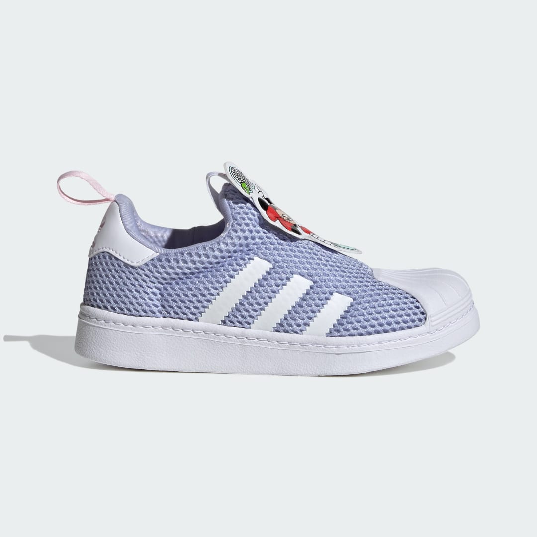 Image of adidas adidas Originals x Disney Mickey Superstar 360 Shoes Kids Violet Tone 2.5 - Kids Lifestyle Athletic & Sneakers