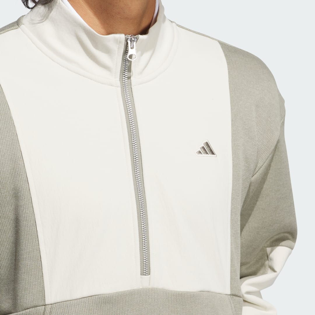 Adidas Go-to DWR Hybrid Pullover met Halflange Rits