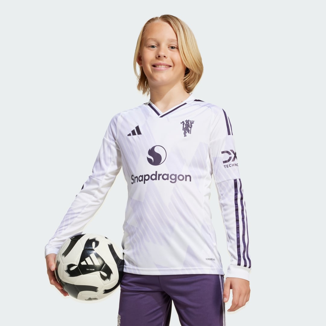 Maillot domicile à manches longues Manchester United 2526 Enfants - vue 7