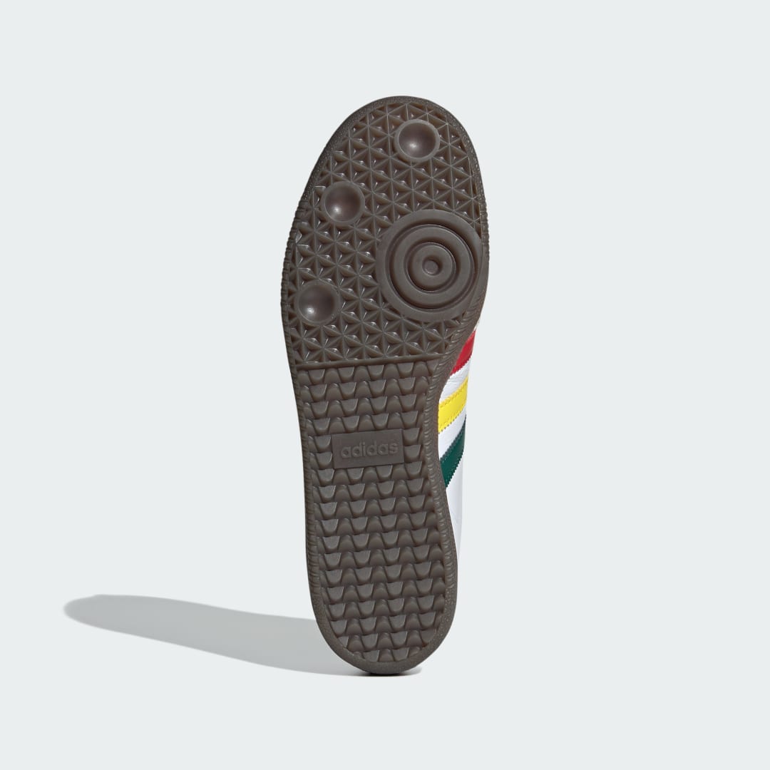 

adidas Tenis Samba OG Unisex, Blanco/amarillo/collegiate verde