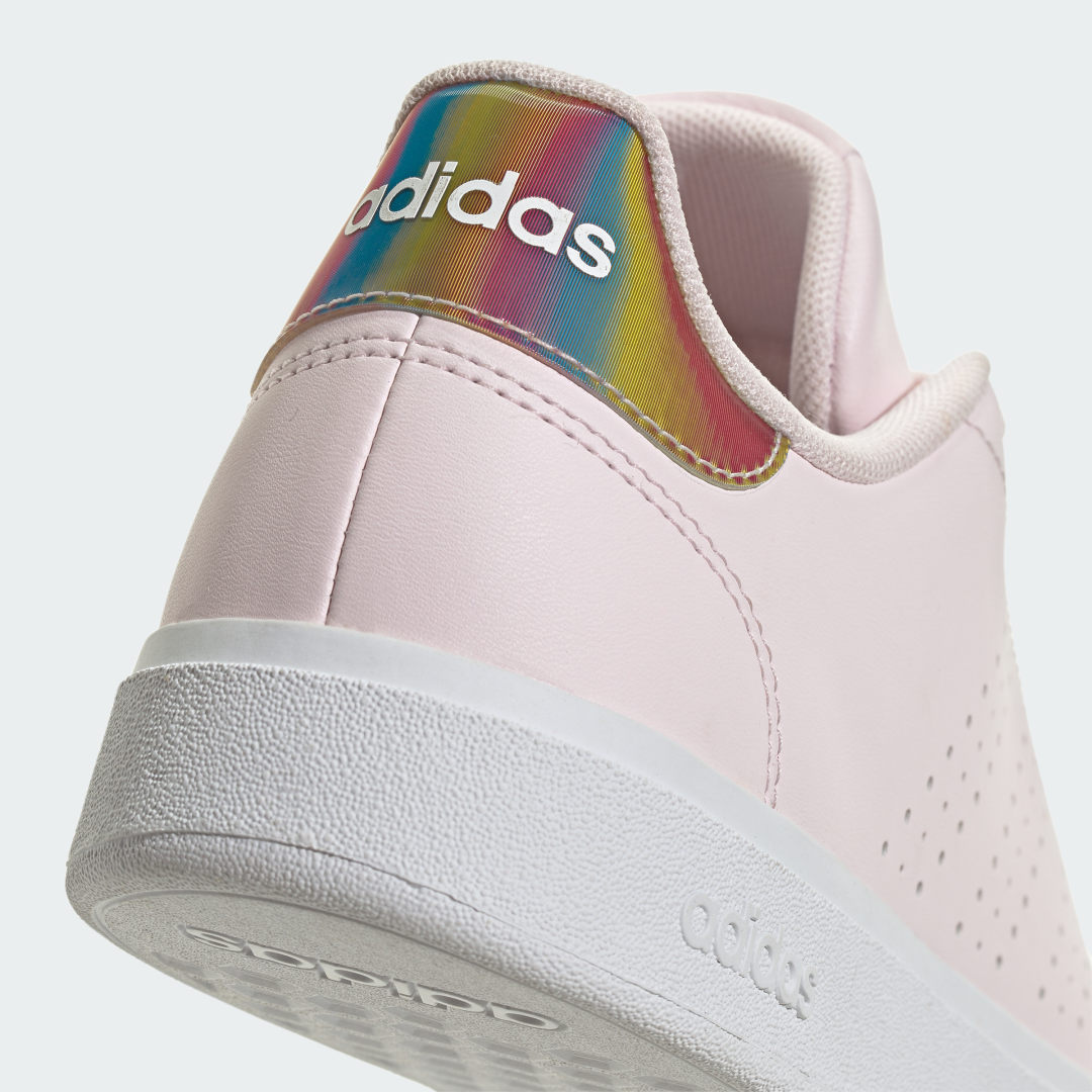 

adidas Tenis Advantage Base 2.0 Mujer, Almost rosa/almost rosa/halo verde
