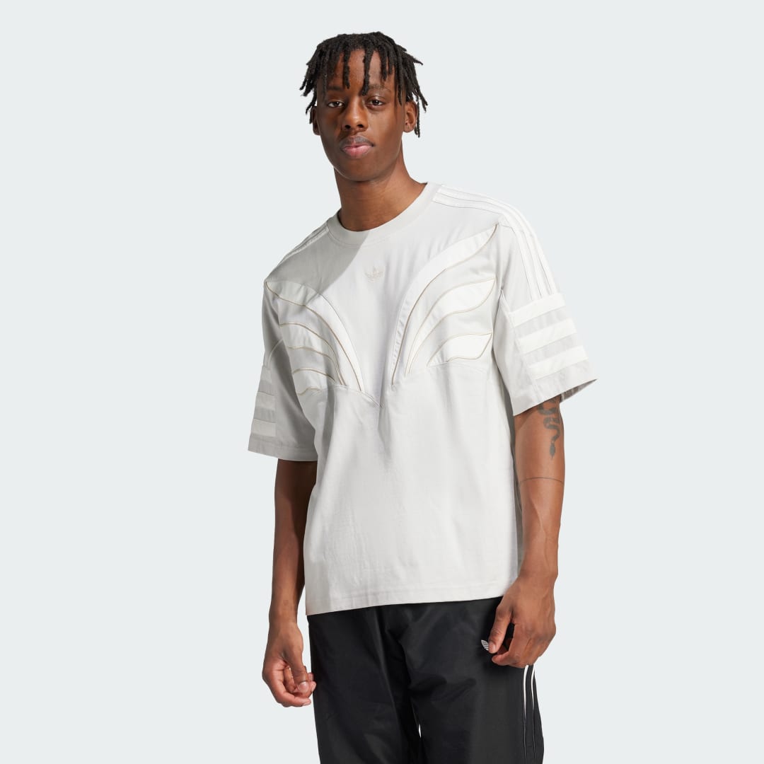 Adidas Originals T-shirt met logo Gray Heren