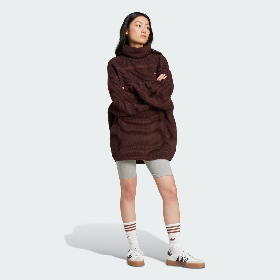 Adidas Premium Oversized Knit Turtleneck