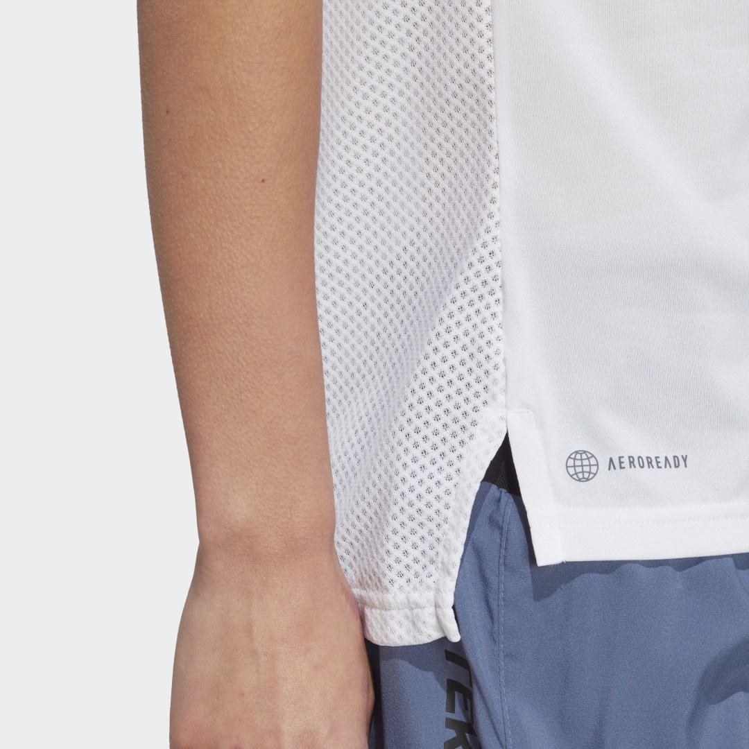 

adidas AGR SHIRT W Mujer, Blanco