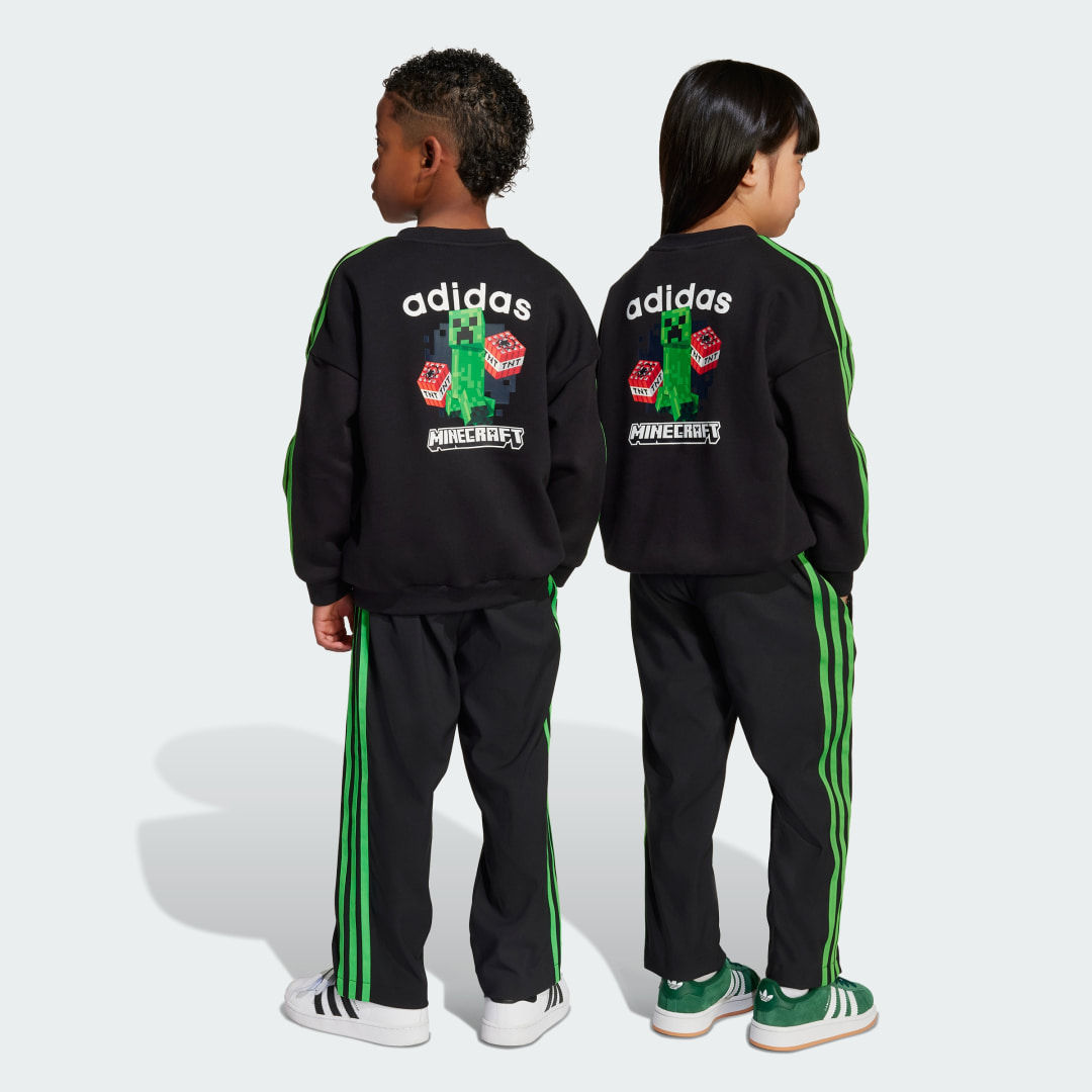 Ensemble Adidas Minecraft Crew Enfants - vue 2