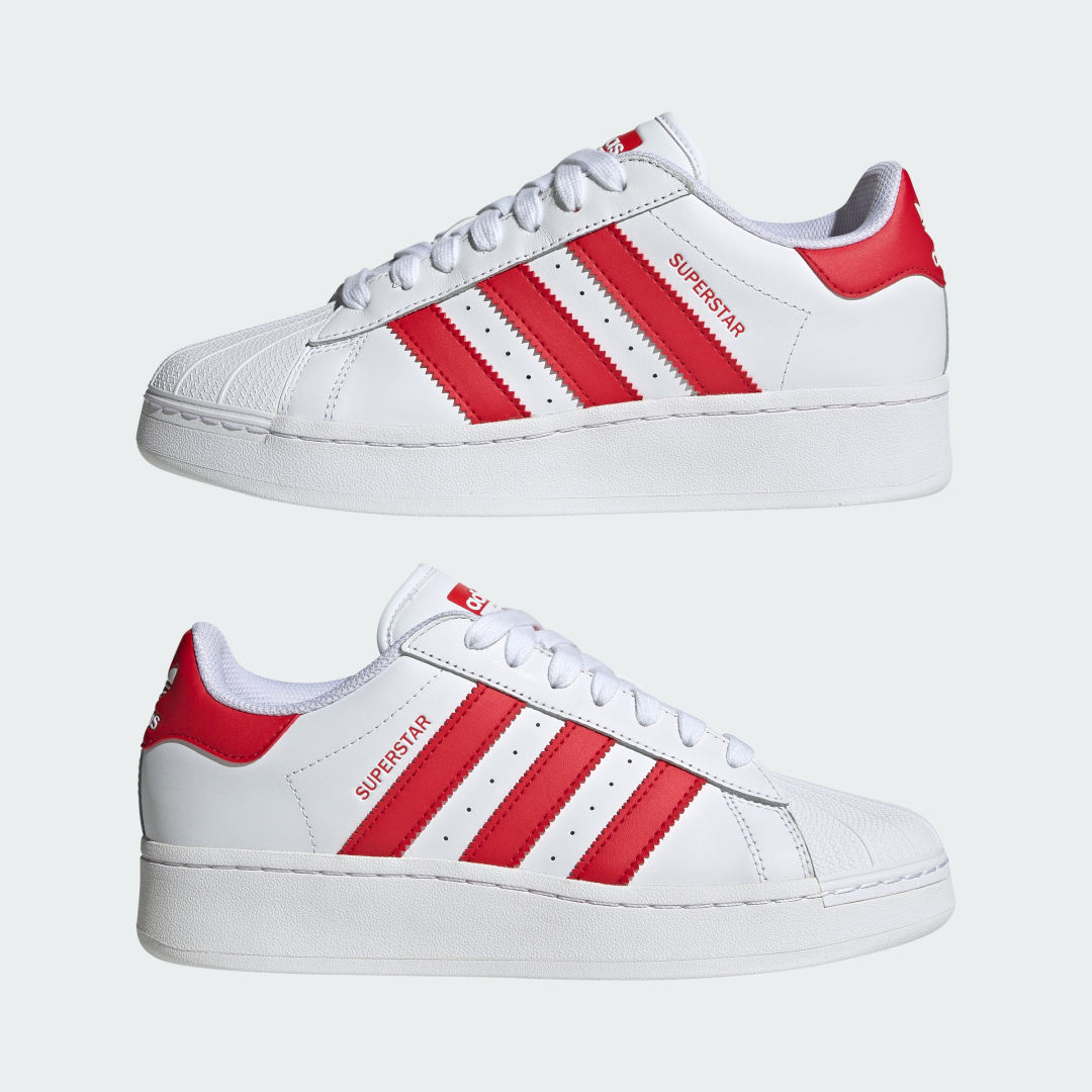 

adidas Tenis Superstar XLG Unisex, Blanco/better scarlet/blanco