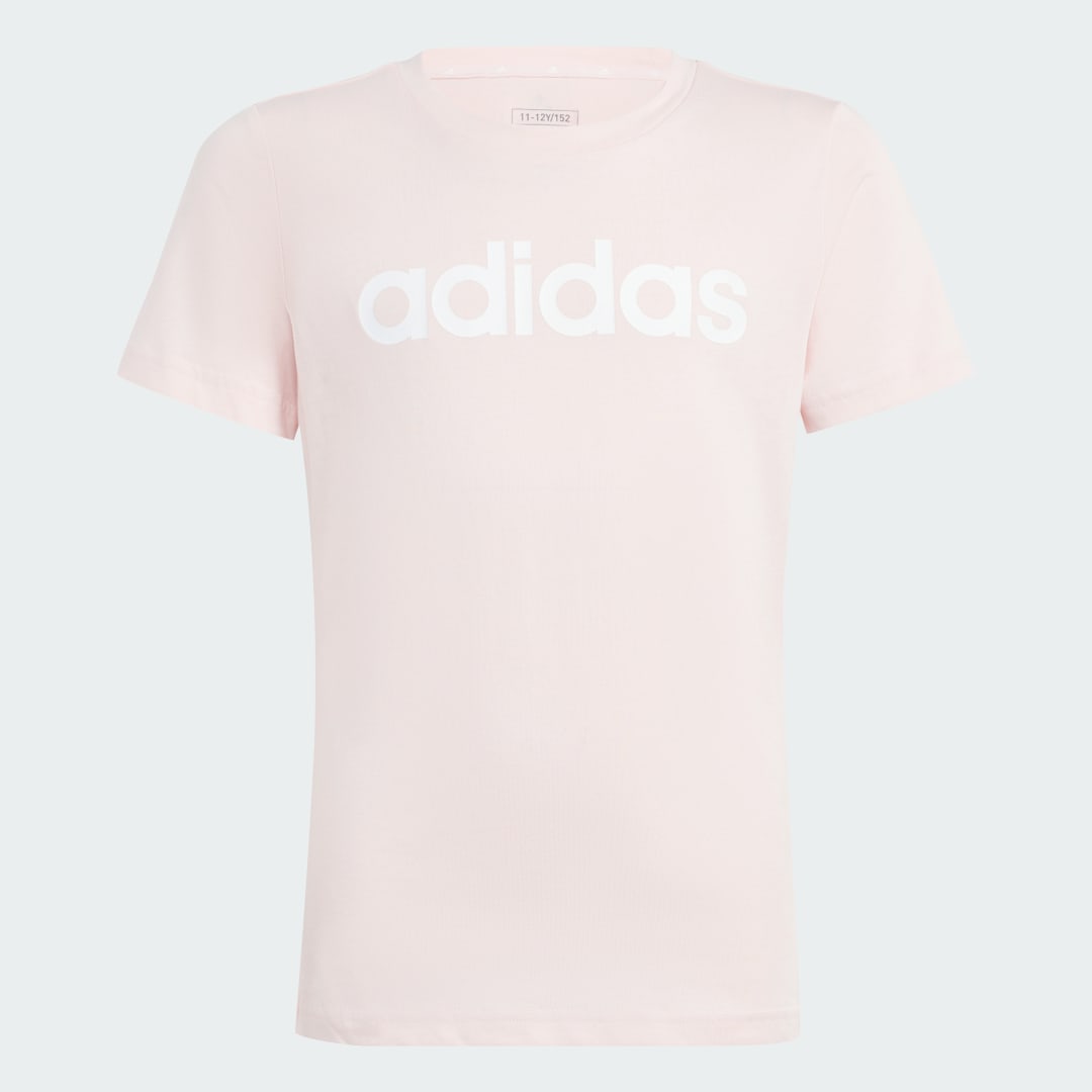 Adidas Essentials Linear Logo Katoenen Slim-Fit T-shirt