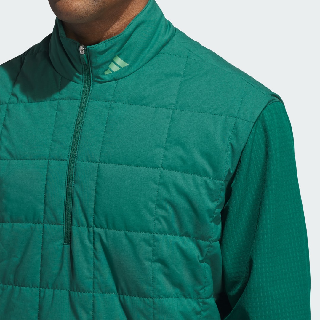 Adidas Ultimate365 Quilted DWR Pullover met Halflange Rits