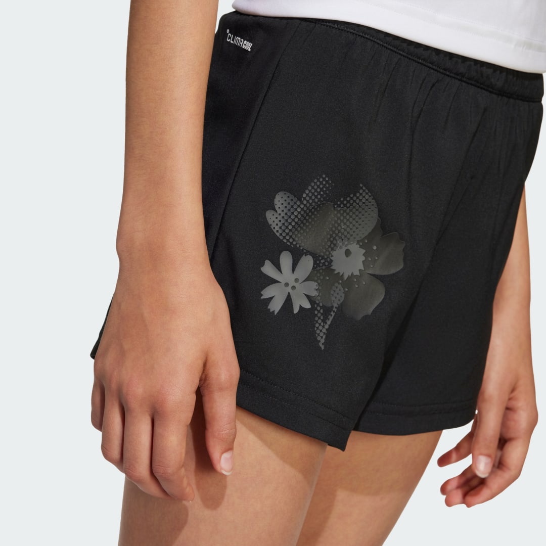 Adidas Train Essentials Flower-Print Short Kids