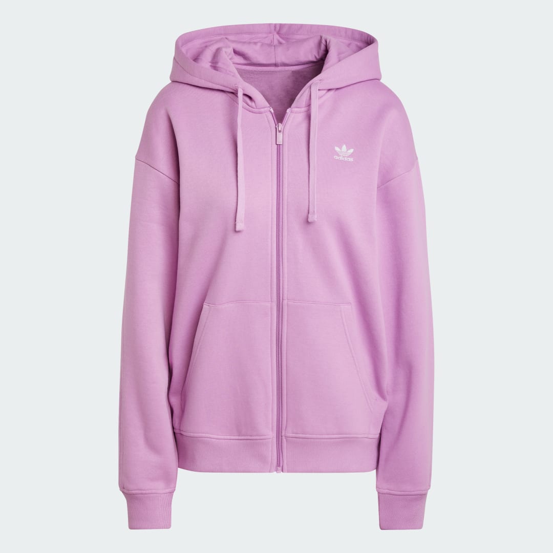 Sweat shirt adidas Hoodie Essentials Full Zip Fleece IT - vue 4