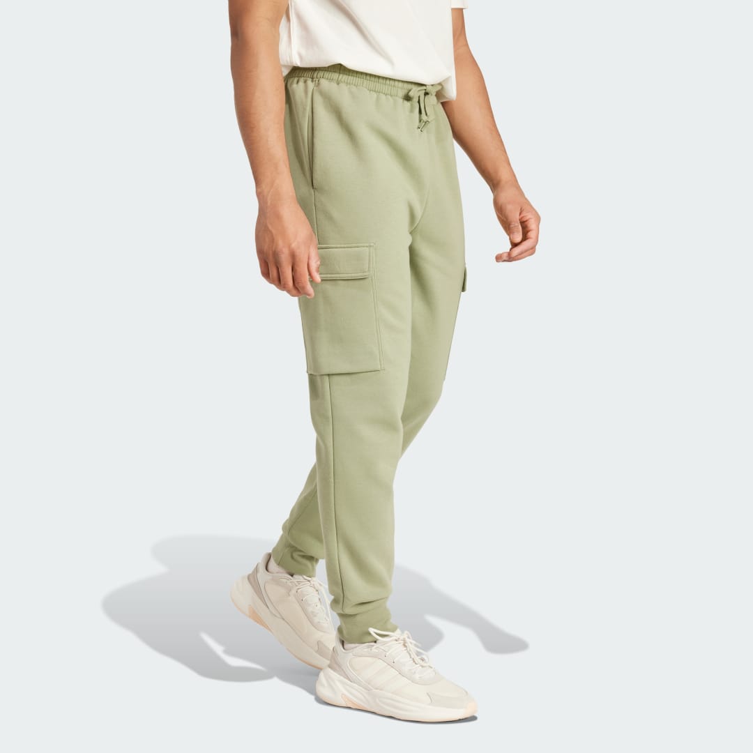 Adidas Essentials Fleece Regular Tapered Cargo Broek