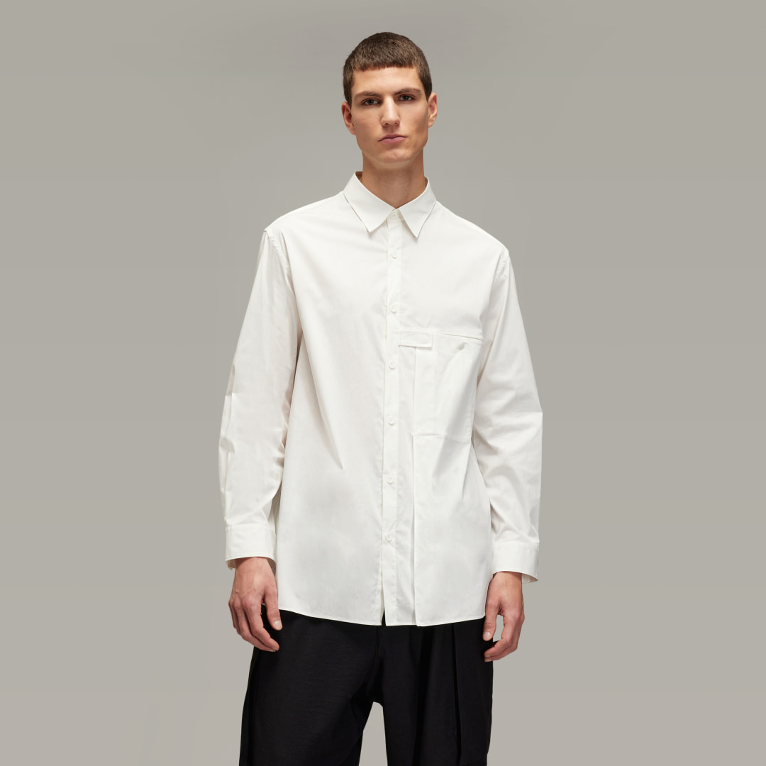 Y-3 Witte Casual Overhemd voor Mannen White Heren
