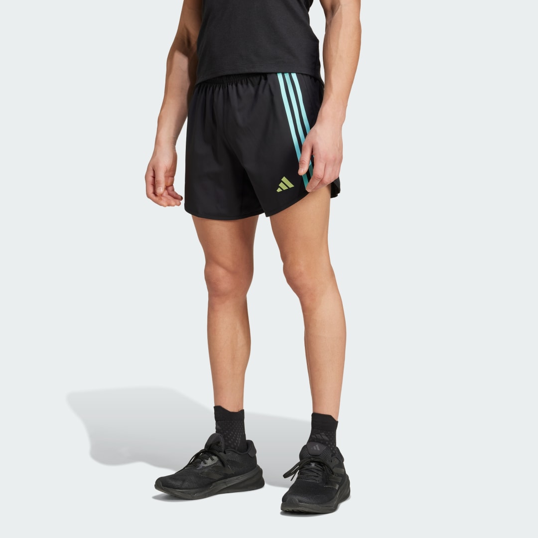 adidas Own the Run 3-Stripes Shorts