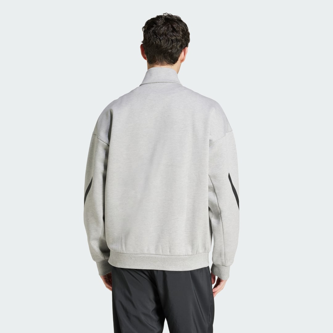 Adidas Z.N.E. Sweatshirt met Korte Rits