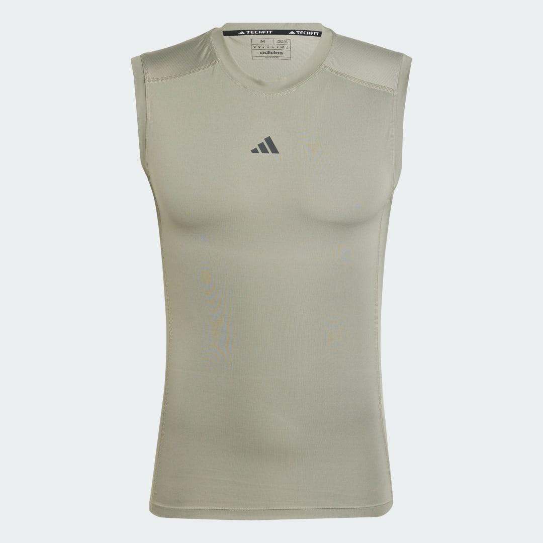 Adidas TECHFIT Compression Training Mouwloos Shirt