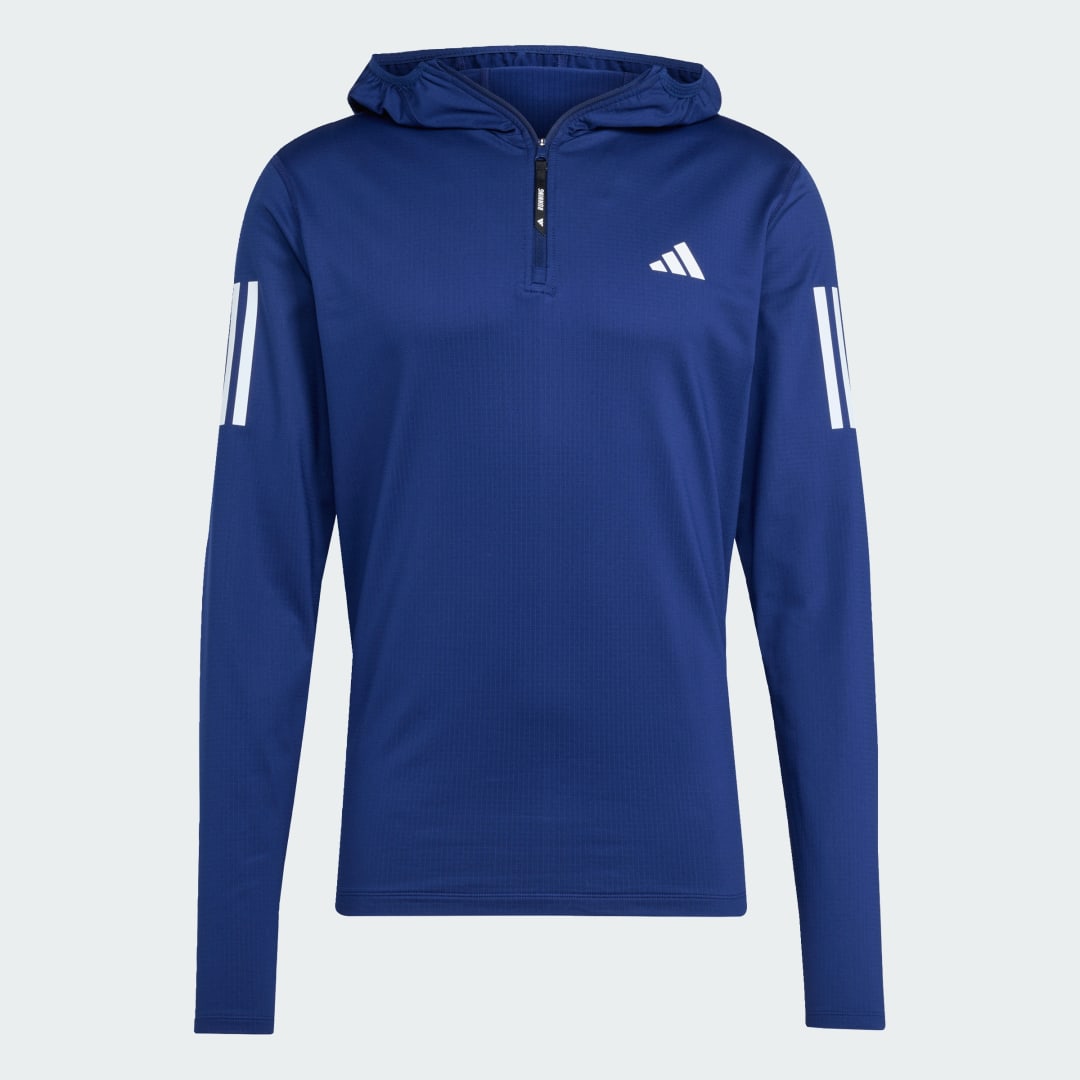 Haut Own The Run Winterized Hooded Half Zip - vue 4