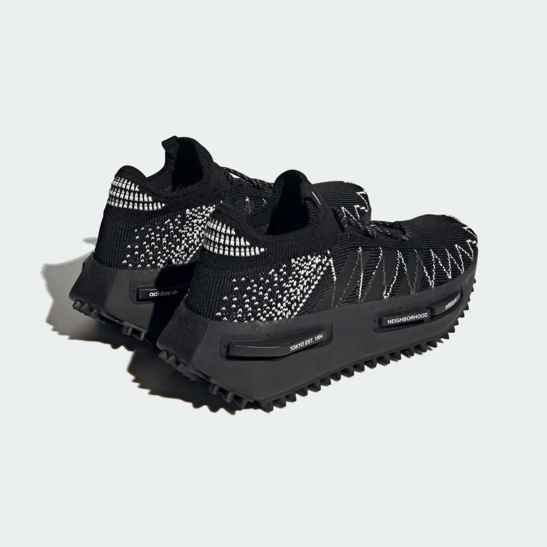 

adidas Tenis NMD_S1 Knit Unisex, Negro/bone/blanco