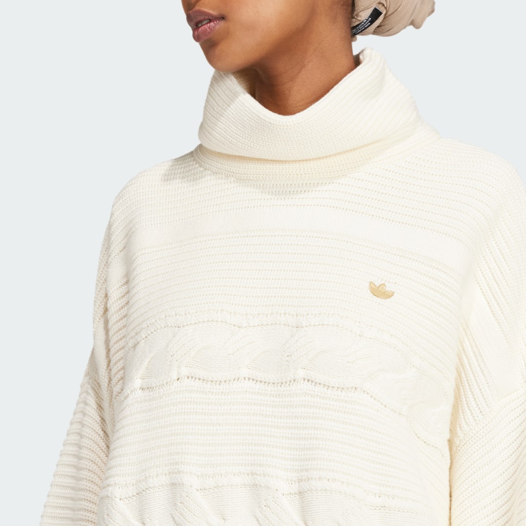 Adidas Premium Oversized Knit Turtleneck