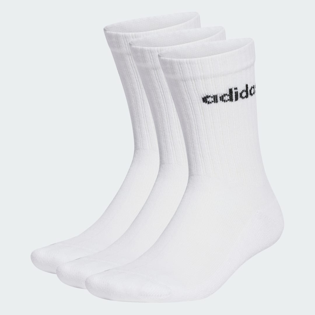 Chaussettes enfant adidas C lin crew 3p 13 / - vue 3