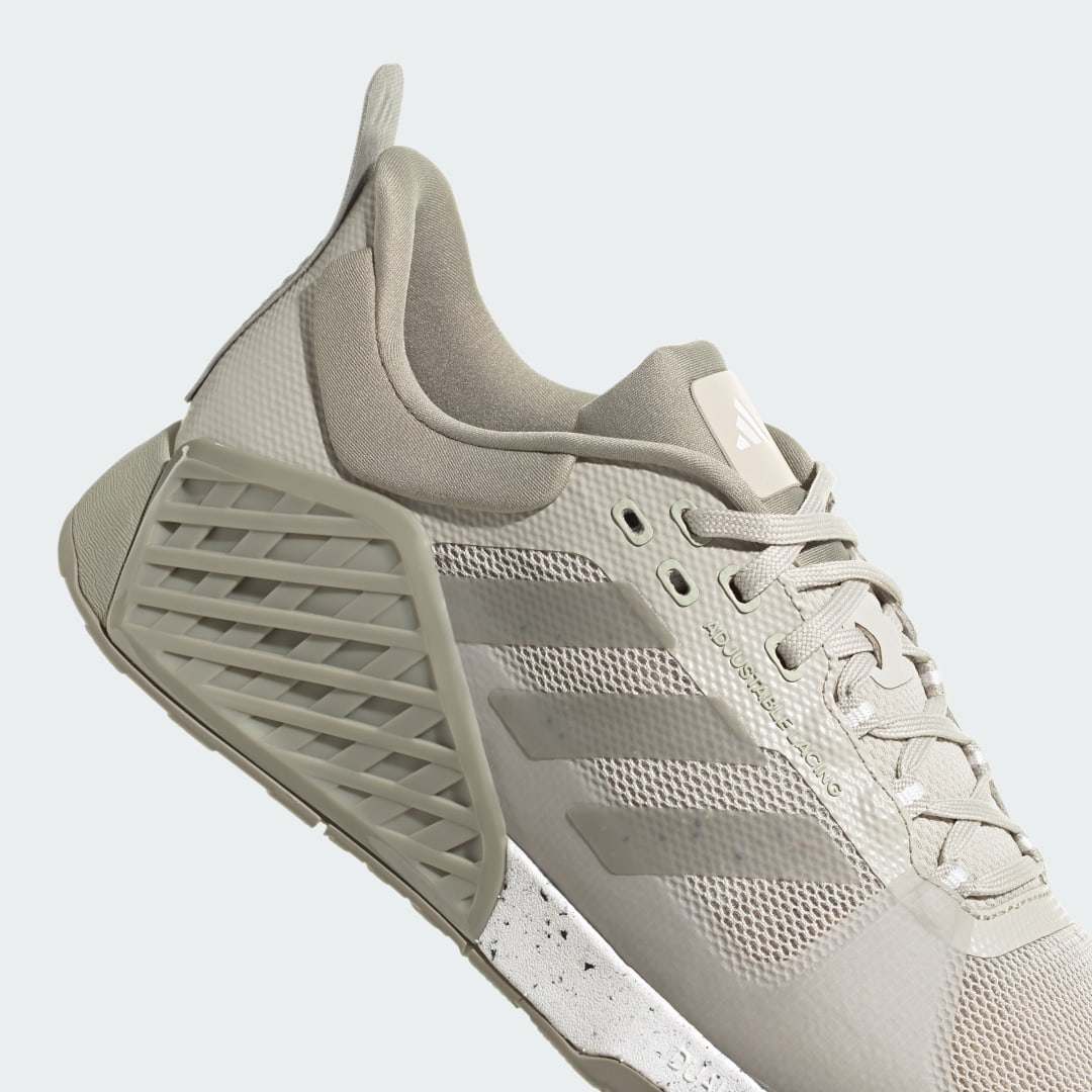 

adidas Tenis de Entrenamiento Dropset 2.0 Earth Unisex, Putty gris/plata pebble/blanco