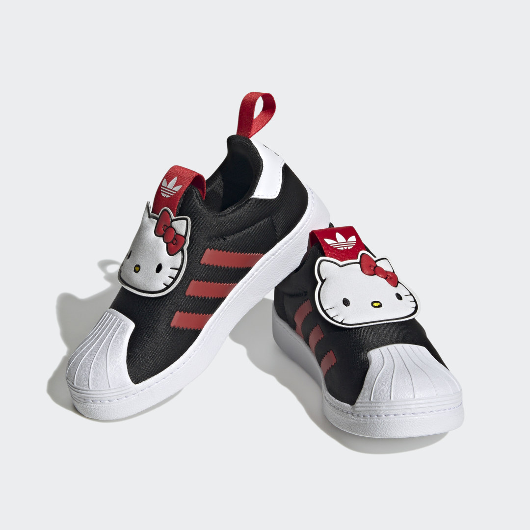 Adidas Superstar sneaker Core Black / Vivid Red / Cloud White