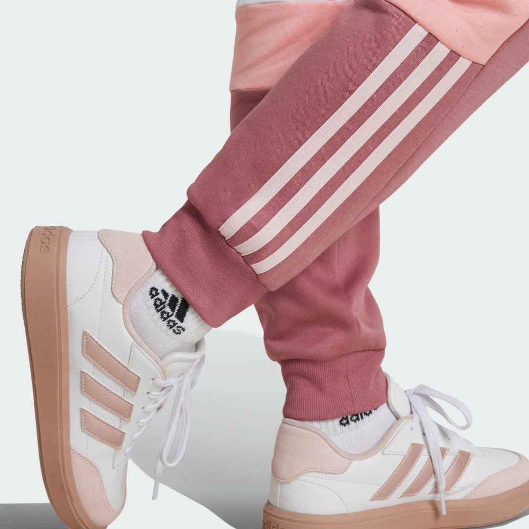 Adidas Tiberio 3-Stripes Colorblock Fleece Broek Kids