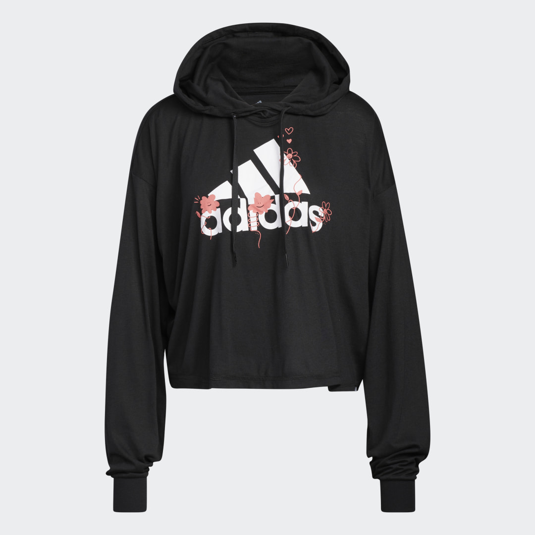 фото Укороченная худи fun sport lightweight adidas sportswear