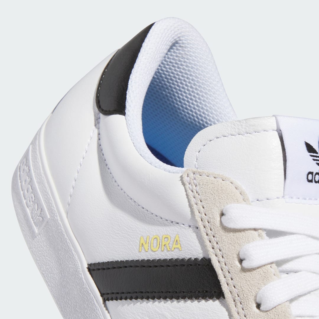 

adidas Tenis Nora Unisex, Blanco/negro/crystal blanco