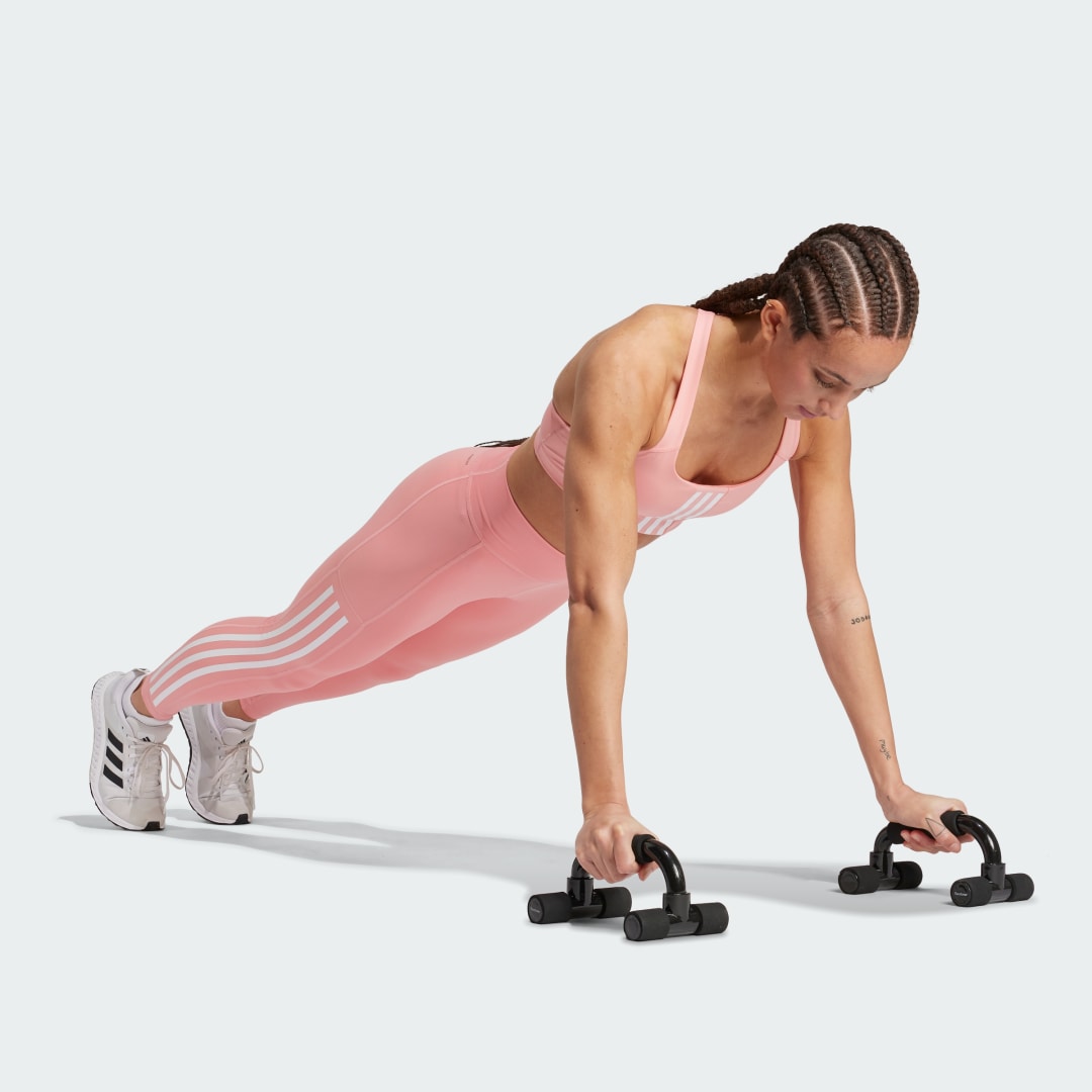 Adidas Powerimpact Training Medium-Support 3-Stripes Beha