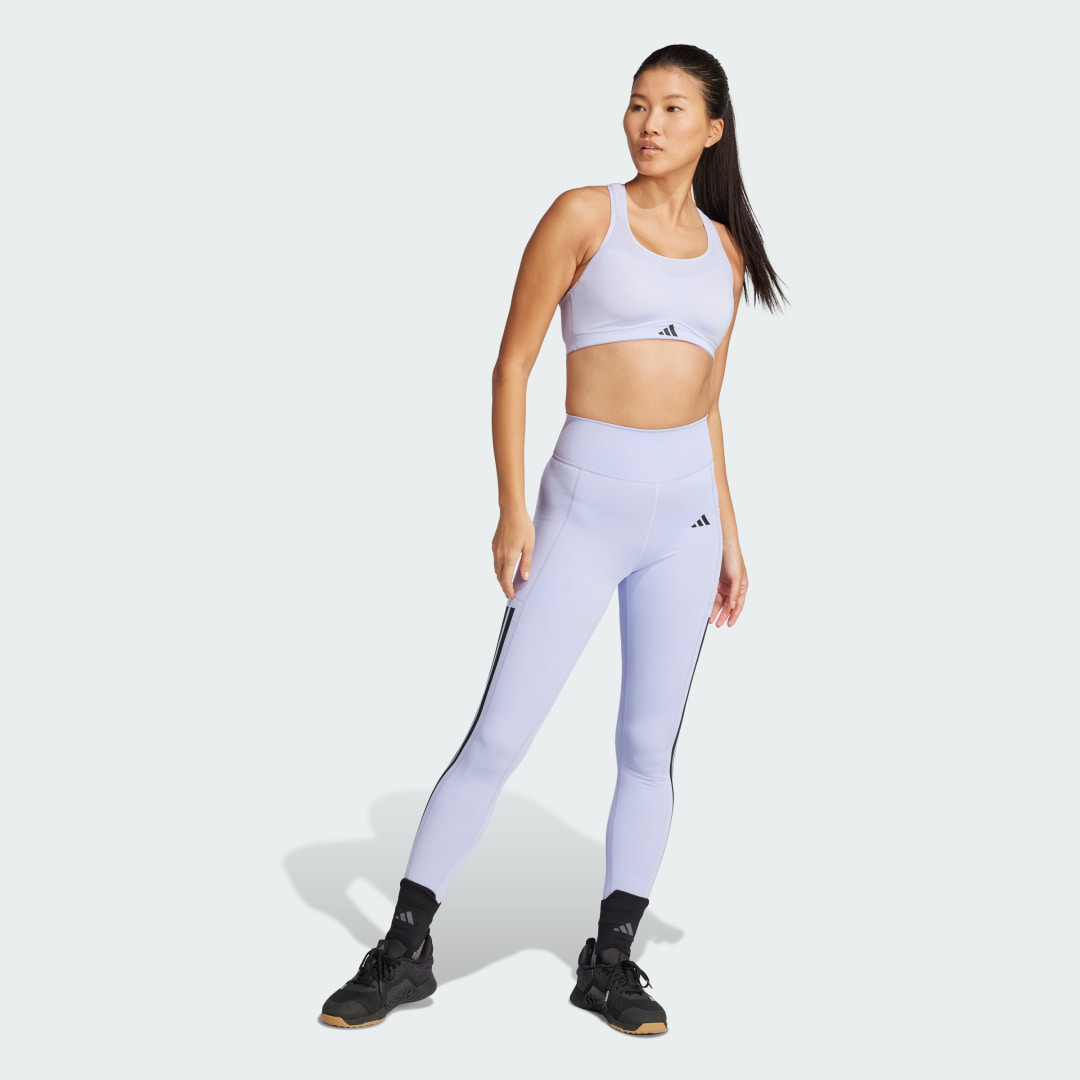Adidas Optime 3-Stripes Lange Legging
